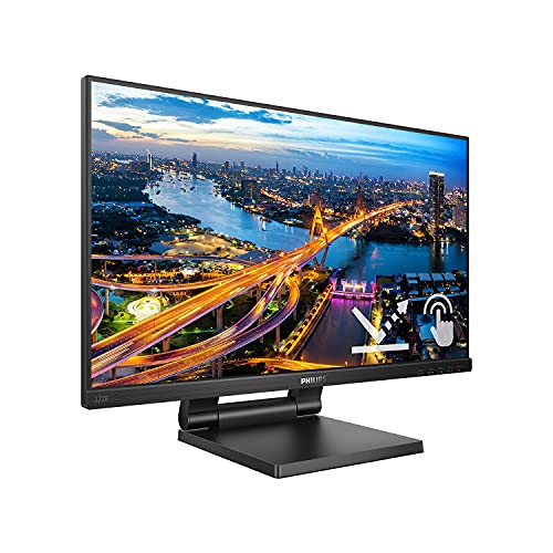 Philips 222B1Tc/00, Touch Screen Monitor 21.5",Fhd 1920*1080, Vga, Hdmi, Display Port, Hub Usb 3 X 3.2, Speakers, Base Regolabile In Altezza