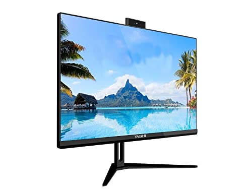 Yashi Monitor 24 Led Ips 16:9 Fhd, 300 Cdm 1Ms, Webcam, Vga/Dvi/Dp/Hdmi, Multimediale