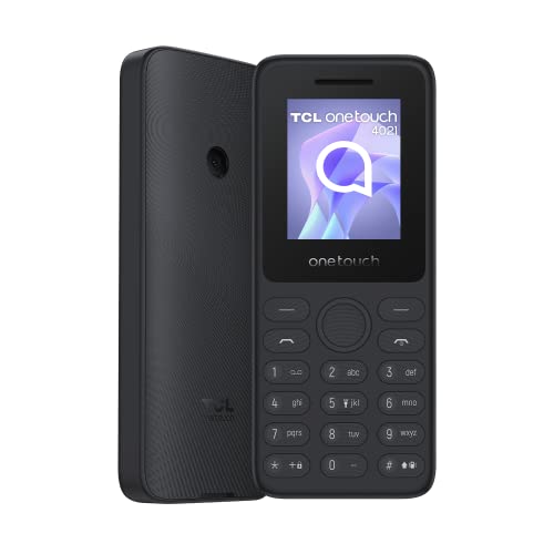Tcl 4021 - Telefono Cellulare, Display Da 1.8 A Colori, Fotocamera, Bluetooth, Dark Gray [Italia]