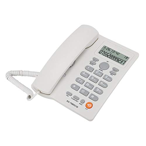 Telefono Fisso Con Filo Universale, Telefono Fisso Residenziale Da Tavolo, Display Id Chiamante, Riduzione Del Rumore, Chiamate In Vivavoce, Adatto Pe