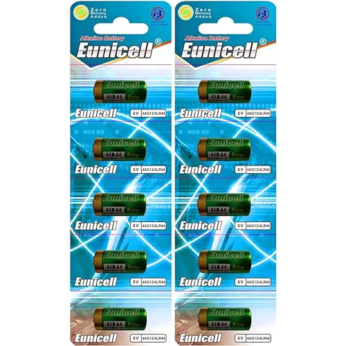 10 X 4Lr44 4G13 Px28) 6V Alkaline Battery - 476A (L1325 Eunicell Vertrieb Deutschland 6V By Eunicell