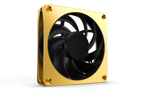 Alphacool Apex Stealth Metal 120Mm Lüfter 2000Rpm (Gold/Schwarz)
