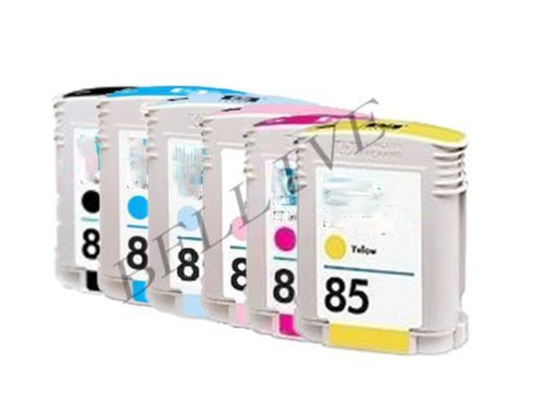 Kit 6 Cartucce Compatibili Per Hp84 Hp85 Hp 84 Hp 85 Designjet 130 / Designjet 130Gp / Designjet 130Nr / Designjet 30 / Designjet 30Gp / Designjet 30N