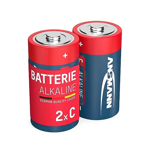 Ansmann Red 1513-0000 Lr14 Baby C 2X Alcaline Batteria Alcaline