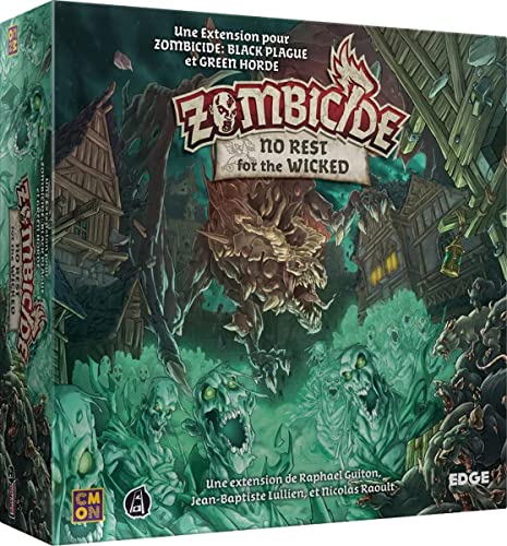 Cmon | Zombicide Black Plague - No Rest For The Wicked | Gioco Di Figure | A Partire Da 14 Anni | Da 1 A 6 Giocatori | 60 Min