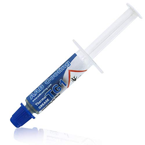 Aabcooling Thermal Grease 1-1G - 4.8 W/Mk - Una Pasta Termica Con Una Bassa Resistenza Termica, Professionale Per Cpu E Gpu, Raffreddamento Cpu, Appli