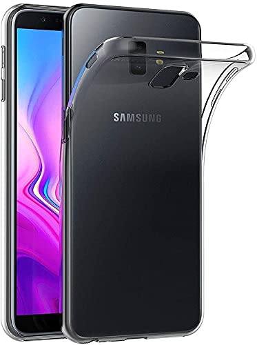 Captor Cover Trasparente Per Samsung Galaxy J6 Plus / J6 +, Custodia Tpu In Silicone Flessibile Morbida E Sottile, Protezione Di Alta Qualità Con Bord