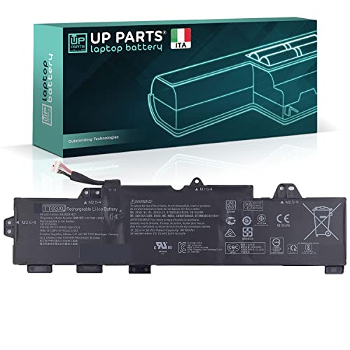 Up Parts® Batteria Hp Tt03Xl 933322-855 (56Wh) Per Notebook Elitebook 755 G5/850 G5/850 G6, Zbook 15U G5 15U G6 Series 932824-1C1 932824-2C1 932824-42