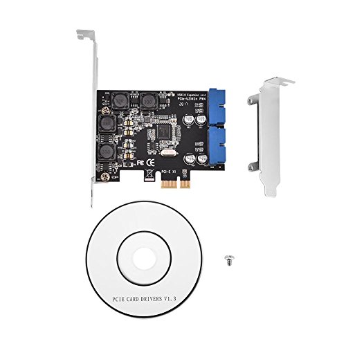 Scheda Adattatore Pcie, Usb 3.0 Pcie, Pci-E Pci-Express A Scheda Interna Usb 3.0 Con Intestazione A 2 Porte E 19 Pin Con Profilo Basso