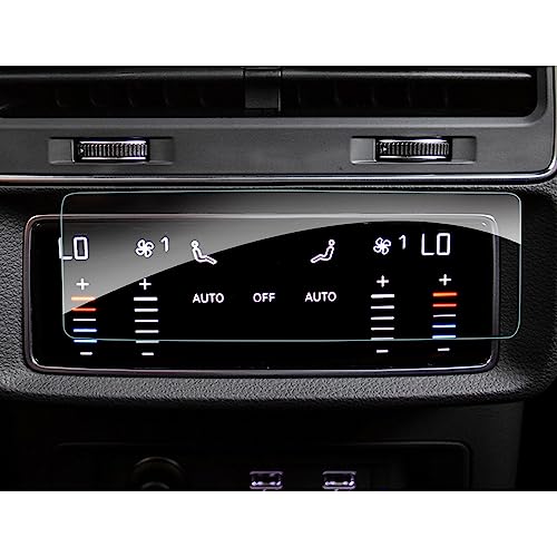 Shaohao Compatibile Con Audi A6 C8/4K / A7 4K8 / Q7 /Q8 2019-2023 Pellicola Protettiva Per Navigazione Auto,Trasparente, Antigraffio, 9H, Anti-Impront