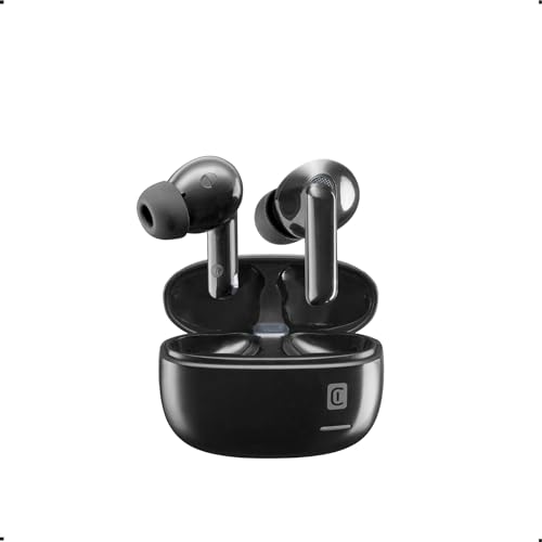 Auricolari In-Ear Wireless Con Custodia Di Ricarica - Bluetooth - Con Tecnologia Anc Ed Enc - Playtime Totale 18 Ore - Nero
