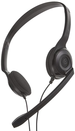 Epos Pc 3 Chat, Cuffie Per Computer, Due Jack Plug-And-Play Da 3,5 Mm, Nero