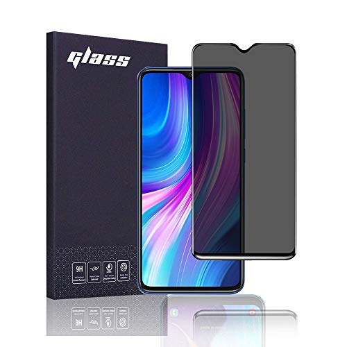 Fiimoo Privacy Pellicola Protettiva Compatible Con Xiaomi Redmi Note 8 Pro, [Copertura 3D Completa] [Case Friendly] Privacy Protezione Dello Schermo P