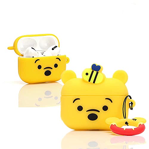 Lewote - Custodia Protettiva In Silicone Per Airpods Apple Pro [Serie Dsn] (Winnie)