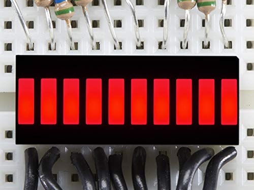 Adafruit Ada1921 - Barra Luminosa A Led Con 10 Segmenti, Colore: Rosso