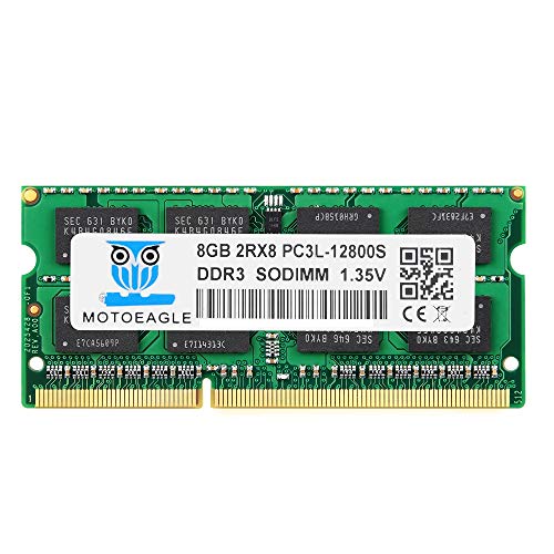8Gb Ddr3L 1600Mhz Sodimm Pc3L-12800S 1.35V Cl11 2Rx8 204-Pin Pc3-12800 Memoria Laptop
