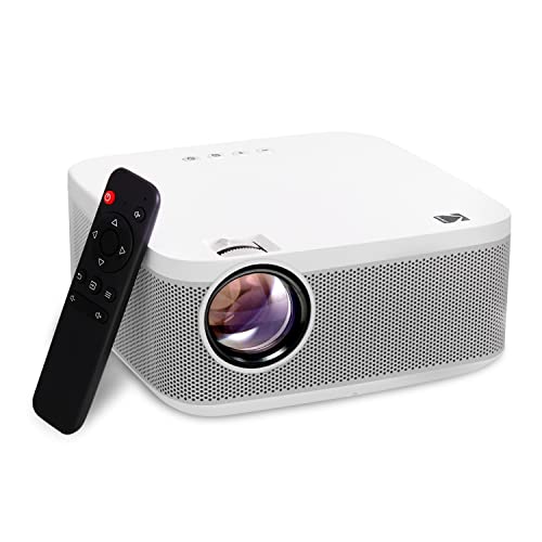 Kodak Flik X10 Full Hd Proiettore Multimediale | Mini Sistema Home Theater Compatto Portatile Con Telecomando, Videoproiezione Nativa 1080P E Cavo Hdm