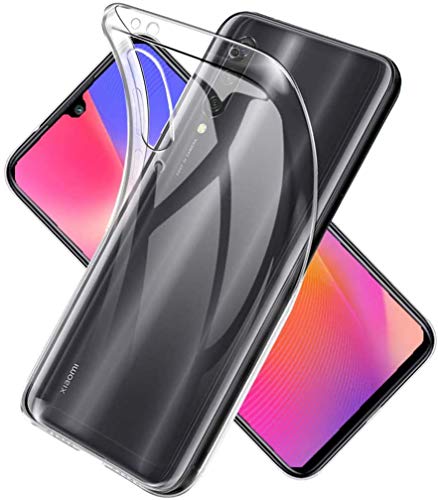 Captor Cover Trasparente Per Xiaomi Mi A3, Custodia Tpu In Silicone Flessibile Morbida E Sottile, Protezione Full Body Con Bordo Rialzato Per Schermo