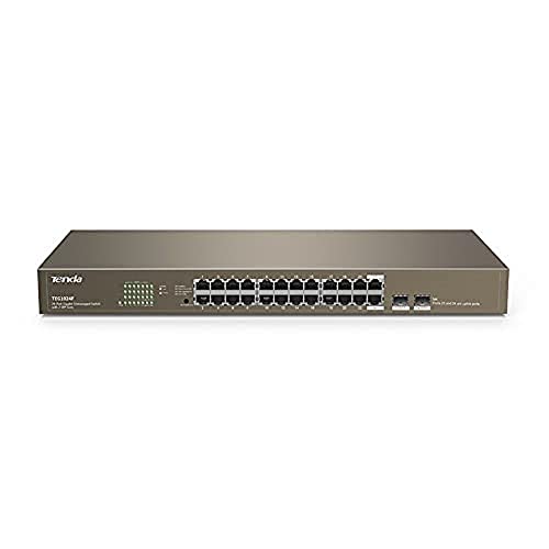 Tenda Teg1024F Switch No Administrado L2 Gigabit Ethernet (10/100/1000) Gris 1U