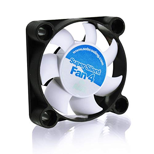 Aabcooling Super Silent Fan 4 - Una Silenziosa E Molto Efficiente 40Mm Ventola Per Case Pc, Ventilatore Aspirazione Per Pc, Raffreddamento 12V, Coolin
