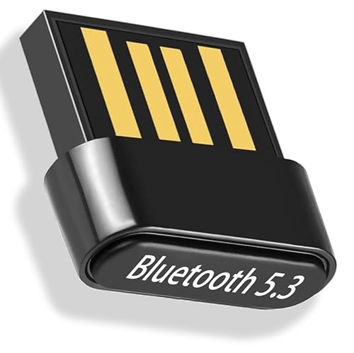 Xieandkong Adattatore Bluetooth Pc, Chiavetta Usb Bluetooth 5.3 Dongle Edr Bluetooth Per Pc, Desktop, Laptop Compatibile Con Windows 11/10/8.1/7