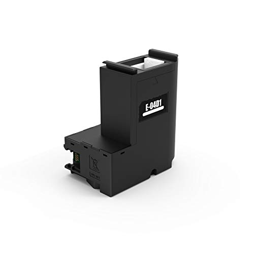 F-Ink E-04D1 - Scatola Di Manutenzione Compatibile Con T04D1, Funziona Con Stampante Et-M3180 Et-M3170 Et-M3140 Et-M2170 Et-M2140 Et-M1180 Et-M1170 Et