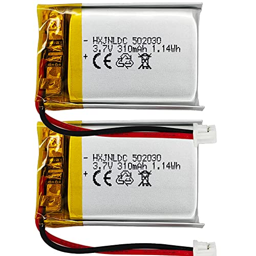 Batteria 3.7V 310Mah 502030 Per Vxi Blueparrott B250-Xt Auricolare Bluetooth Sostituzione Batteria Dashcam Nextbase Dash Cam 402G 412Gw 512G Cobra 840