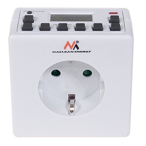 Maclean Mce30G Timer Digitale Programmabile Schuko 3600W