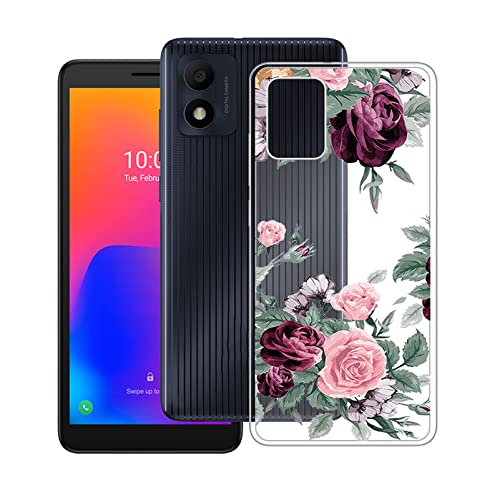 Zxfhn Custodia Per Alcatel 1B 2022/5031D/5031A(5.50"),Ultra Sottile Silicone Cover Morbido Telefono In Tpu Resistente Ai Graffi E Confortevole Custodi