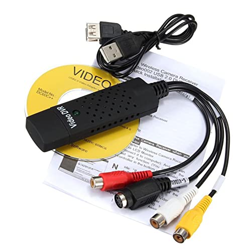 Adattatore Usb 2.0 Tv Video Audio Vhs A Dvd Converter Scheda Di Acquisizione Set Adattatore