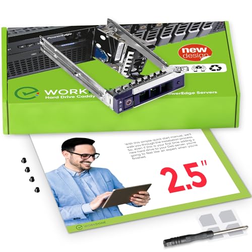 Workdone Caddy Per Disco Rigido Da 2,5 Pollici Per Server Poweredge Dell - R440 R640 R740 R740Xd R840 R940 R6415 R7415 R7425 Dxd9H Di 14° Generazione