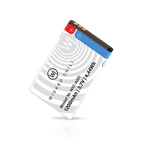Wicked Chili Batteria Sostitutiva Compatibile Con Technisat Digitradio 2, 2S, 1, 1S, Batteria Viola 3, Transita 200, 100, Rdr (Non 6Ir) Per Radio Dab