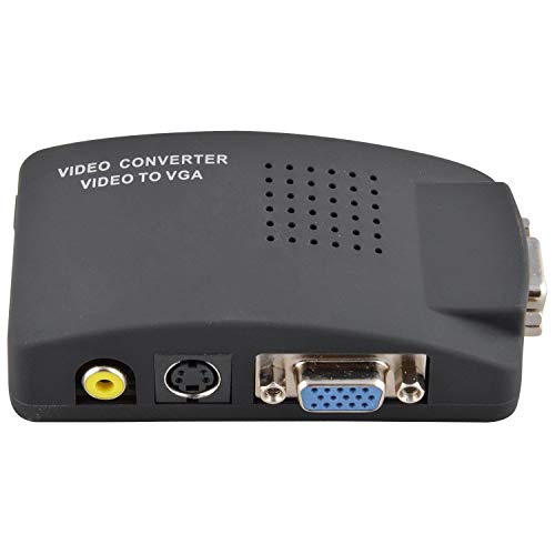 Tempo Di Saldi Convertitore Adattatore Video Da Av, Rca, S-Video A Vga Per Pc E Proiettori