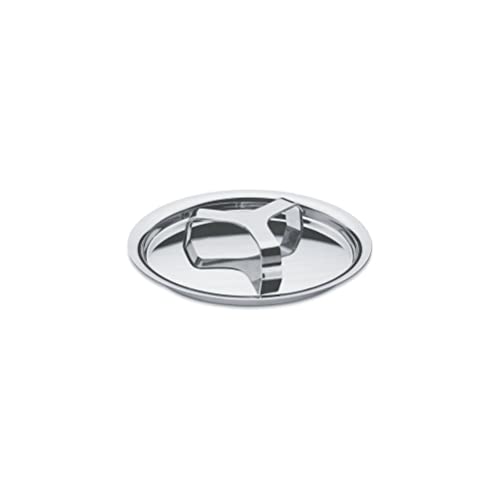 Alessi - Lid - Suitable For Pots And Pans - Stainless Steel - 16Cm