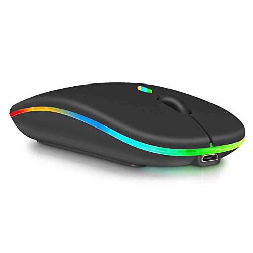 Urbanx 2.4Ghz & Bluetooth Mouse, Rechargeable Wireless Mouse For Samsung Galaxy Tab S6 Lite Bluetooth Wireless Mouse For Laptop/Pc/Mac/Computer/Tablet