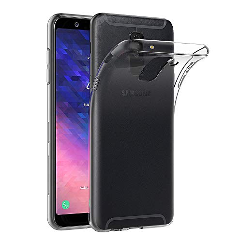 Aicek Cover Compatible Samsung Galaxy A6 Plus 2018, Cover Samsung A6 Plus 2018 Silicone Case Molle Di Tpu Trasparente Sottile Custodia Per Galaxy A6 P