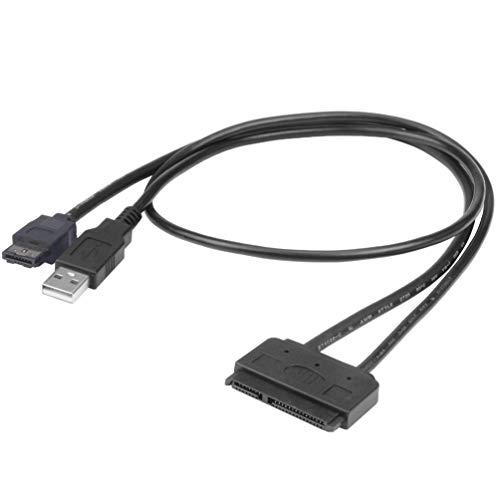 Akasa Ak-Cbsa03-80Bk Flextor Cavo Esata, Nero