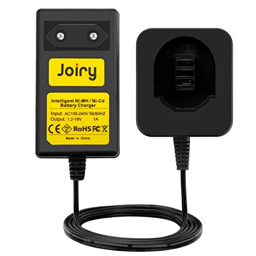 Joiry Multivolt Caricabatterie Per Dewalt 7.2V 9.6V 12V 14.4V 18V Ni-Mh/Ni-Cd Batteria (Non Per Lithium Batteria)
