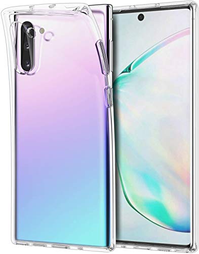 Captor Cover Trasparente Per Samsung Galaxy Note 10, Custodia Tpu In Silicone Flessibile Morbida E Sottile, Protezione Full Body Con Bordo Rialzato Pe