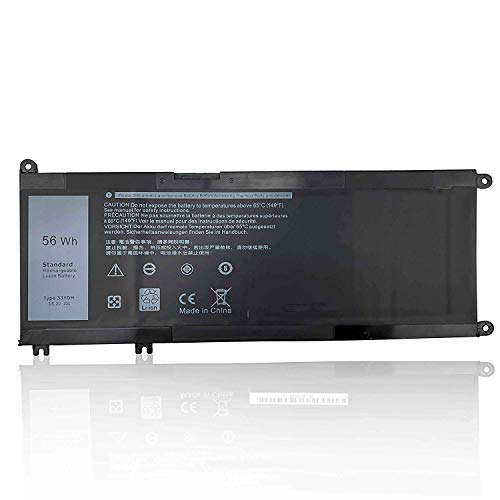 Askc 56Wh 33Ydh Batteria Per Dell Inspiron 15 7577 17 7000 7773 7778 7786 7779 2In1 G3 15 3579 17 3779 G5 15 5587 G7 15 7588 Latitude 13 3380 14 3490