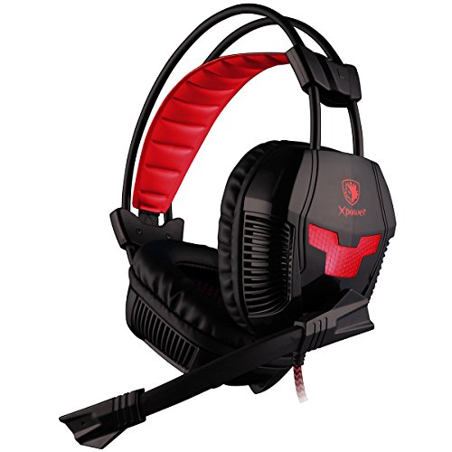 Sades In-Ear Gaming Cuffie Nero Black/Red