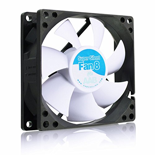 Aabcooling Super Silent Fan 8 - Una Silenziosa E Molto Efficiente 80Mm Ventola Per Case Pc, Ventilatore Per Stampante 3D, 12 Volt Ventola Aspirazione,