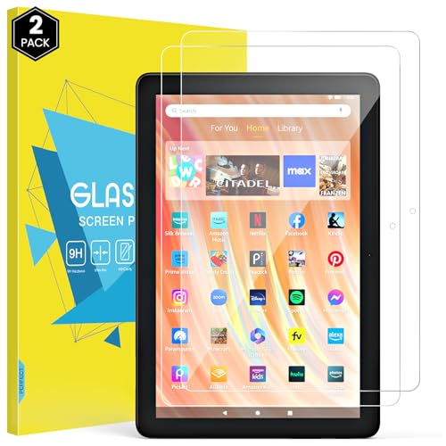 Moko 2 Pz Protezione Dello Schermo Per Il Nuovo Fire Hd 10/Fire Hd 10 Plus - 10.1" (13A/11A Gen - Uscita 2023/2021), Vetro Temperato Per La Protezione
