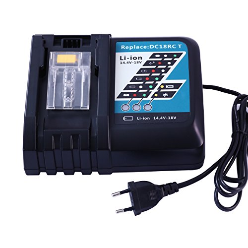 Dc18Rc 7.0Ah Ladegerät Ersatz Für Makita 14.4V-18V Li-Ion Bl1815 Bl1830 Bl1840 Bl1850 Bl1415 Bl1430 Bl1440