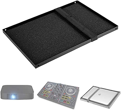 Drsn Vassoio Per Supporto Laptop Notebook Proiettore, 34 * 24Cm - Con Vite Adattatore 1/4” A 3/8”, Molto Usato Su Palco, In Sala Conferenze, In Estern