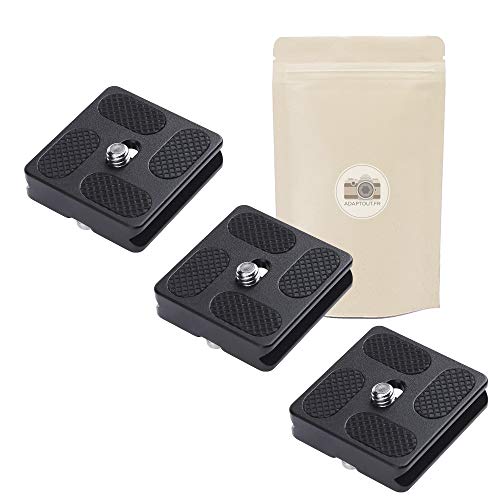 3X Pu-40 Piastra Di Treppiede Tipo Arca Swiss Standard 40Mm Pu40 - Piastra A Sgancio Rapido Db Qr04 Benro Gitzo Induro B0 B1 B2 J1 N1