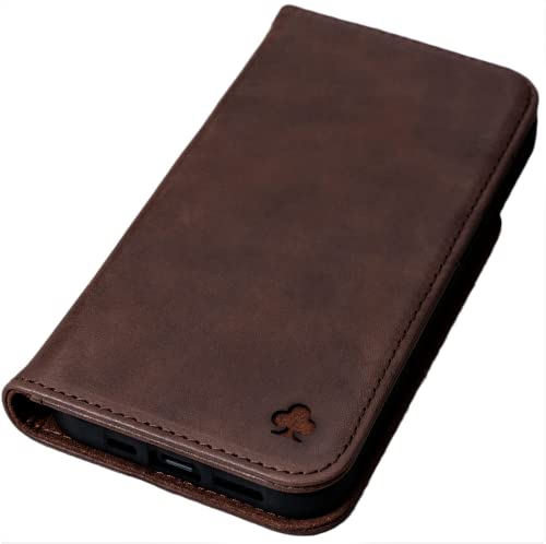 Porter Riley - Custodia In Pelle Per Iphone 12 Mini (5.4"). Supporto/Copertura/Portafoglio Slot Per Schede, Supporto Orizzontale, Telaio Resistente (M