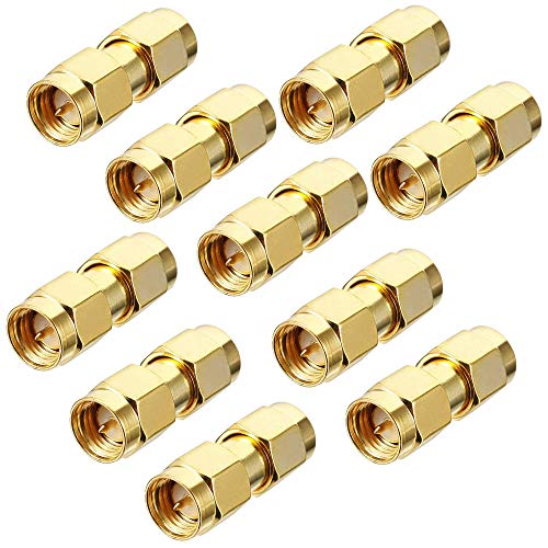 Tengko Sma Maschio A Sma Maschio Coassiale Adattatore Rf Connettore Sma Coassiale Jack Connettore (10 Pack)