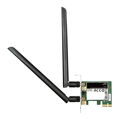 D-Link Dwa-582 Adattatore Wireless Ac1200, Dual Band, Pci Express, Nero