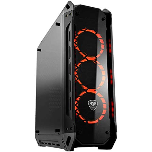 Cougar Panzer-G Mid Tower Gaming Case In Vetro Temperato Con Copertura 3 Ventole Led Vortex